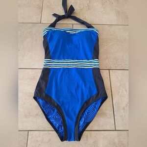 Boden Blue one piece Swimsuit size 6